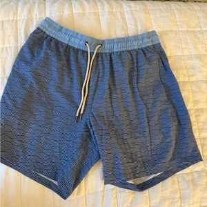 Blue Wave Swim Trunks